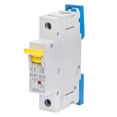 Модульний автоматичний вимикач ISKRA RI61 1P B25A 10kA