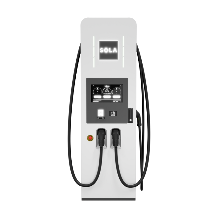 Зарядна станція 60 кВт DC SOLA Speed-E G6.1 з роз'ємом CCS Combo 2 + GBT