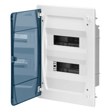 Корпус розподільчий IDE GOLD, 2×12 (24) модулі, прозорі двері, IP40