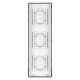 Настінний корпус для сил. розеток IDE STAR 436×142x124mm, IP65 з шинами N+PE з отворами