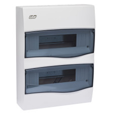 Корпус розподільчий IDE Combi, 2×12 модуля 353×264x99, IP40, з шинами N і PE