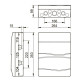 Корпус розподільчий IDE Combi, 2×12 модуля 353×264x99, IP40, з шинами N і PE