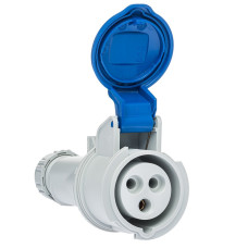 Розетка кабельна IDE MUNDIAL 2P+E 16A 200–250V IP44