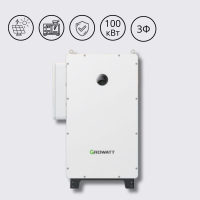 Гібридний інвертор на 100 кВт 3Ф 400В WIT 100K-HU Growatt