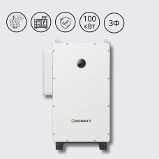 Гібридний інвертор на 100 кВт 3Ф 400В WIT 100K-HU Growatt