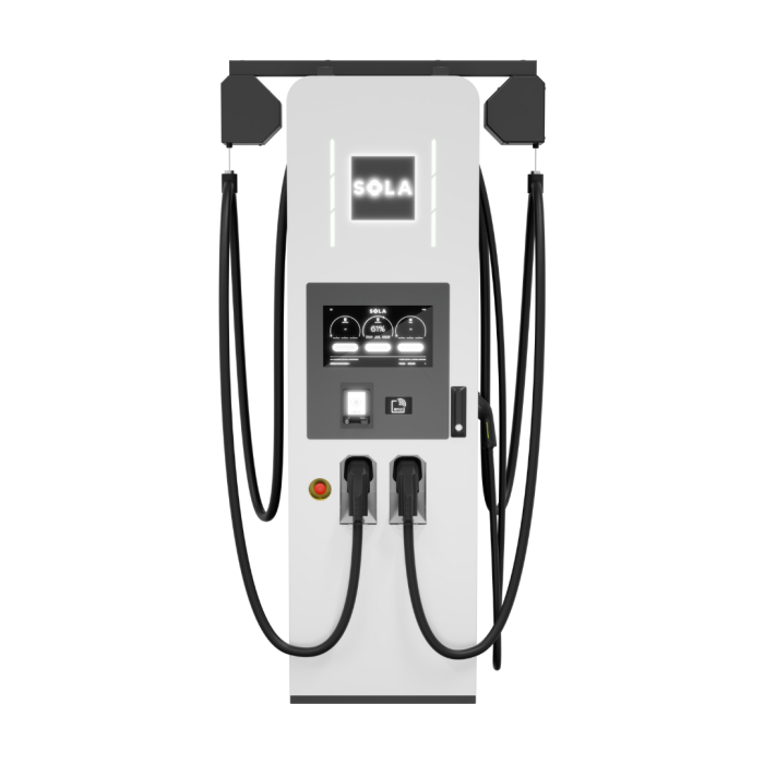 Зарядна станція 120 кВт DC SOLA Speed-E G6 з роз'ємом CCS Combo 2 + GBT