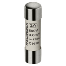 Запобіжник циліндричний Italweber CH10 2A gG 10×38 500V