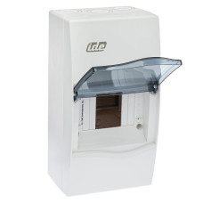 Корпус розподільчий IDE Combi, 1×4 модуля 228×120x99, IP40, з шинами N і PE
