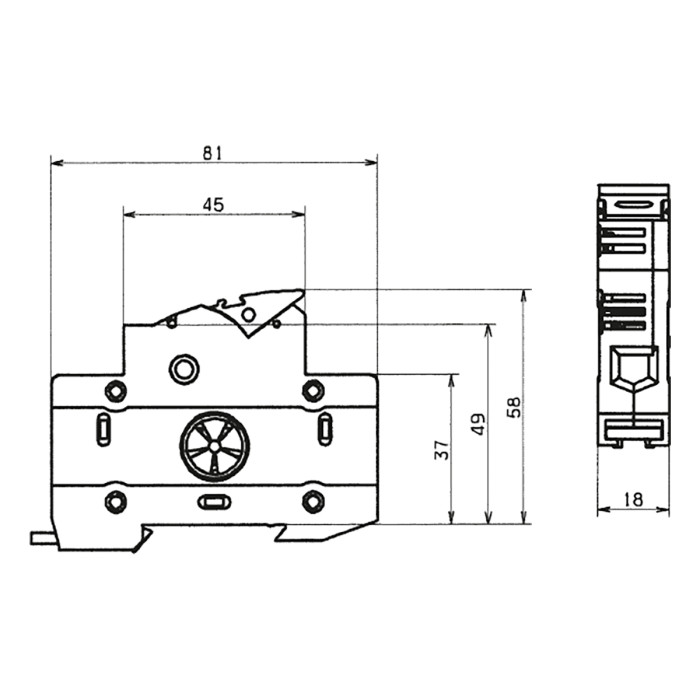 Утримувач запобіжників Woehner Ambus 10×38 1р