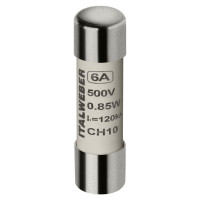 Запобіжник циліндричний Italweber CH10 6A gG 10×38 500V