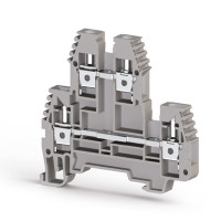 Клема Klemsan PIK 4 N дворівнева 4 мм сіра