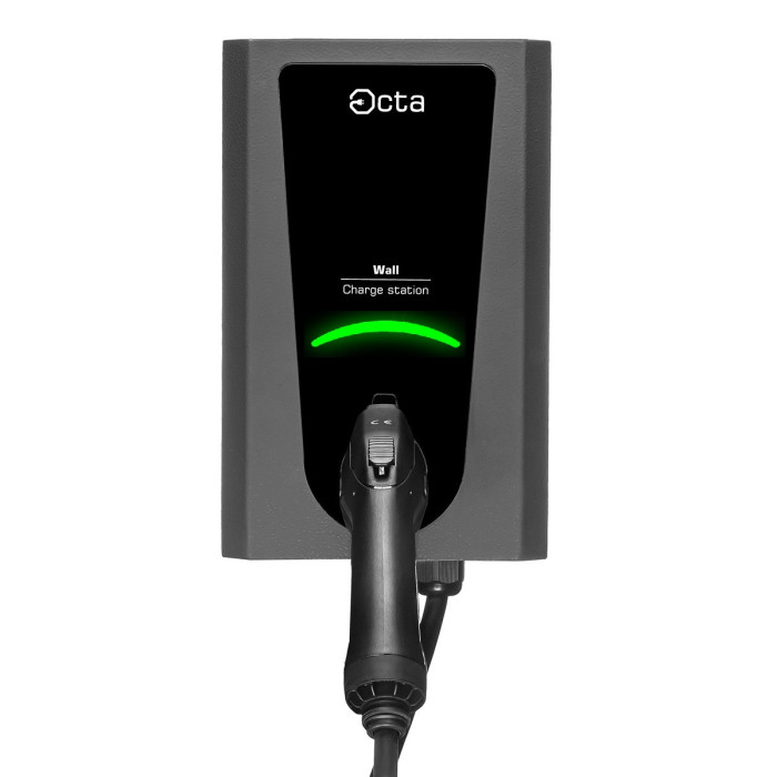 Зарядна станція Wall Octa Energy 32А 230В 7,4 кВт з роз'ємом Тype 1 з кабелем 5м W107-C1