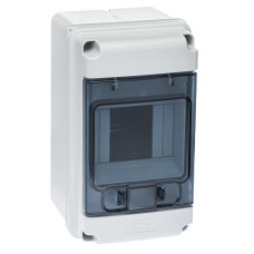 Корпус розподільчий IDE (ABS) ECOLOGY,1×4 модулів 177×102x105, IP65, в компл. шинами N і PE