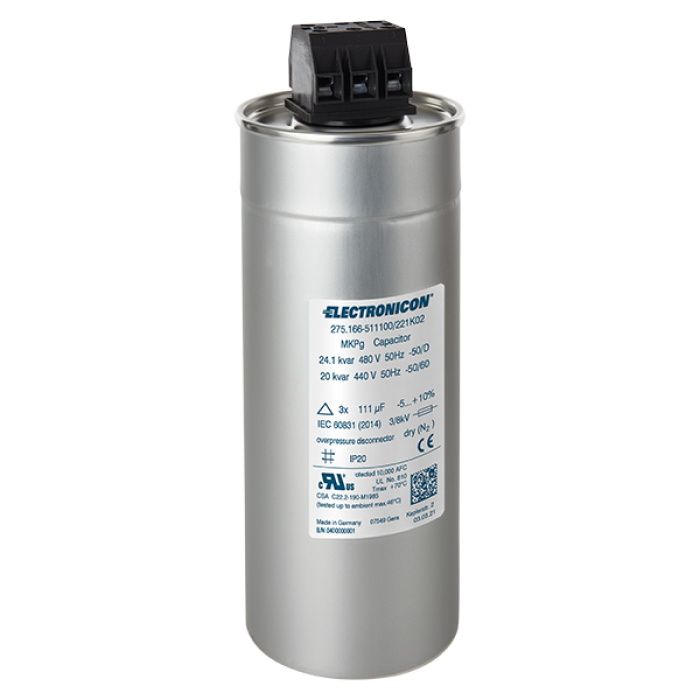 Конденсатор ELECTRONICON MKP 6.25 кВАр 400V