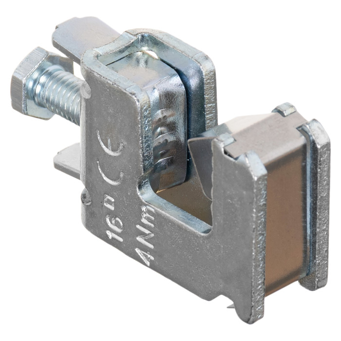 Фіксуючий зажим Klemsan 1.5-16, під шину 10mm
