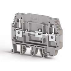 Клема Klemsan WGO 1 вимірювальна без роз'ємів 6 мм сіра