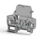 Клема Klemsan YBK SLD 24V DC  під запобіжник 4 мм сіра