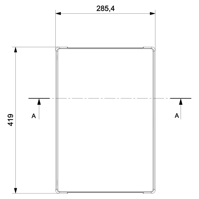 Корпус розподільчий IDE GOLD, 2×12 (24) модулі, навісного виконання, прозорі двері, IP40