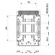 Корпус розподільчий IDE GOLD, 2×12 (24) модулі, навісного виконання, прозорі двері, IP40