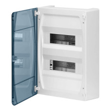 Корпус розподільчий IDE GOLD, 2×12 (24) модулі, навісного виконання, прозорі двері, IP40