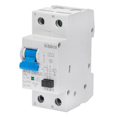 Диференційний автоматичний вимикач ISKRA RFI2 1P+N C20A/0.03 10kA