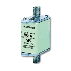 Ножовий запобіжник Italweber gR/aR NH00 80A