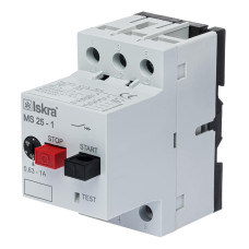 Автомат захисту двигуна ISKRA MS25 1A