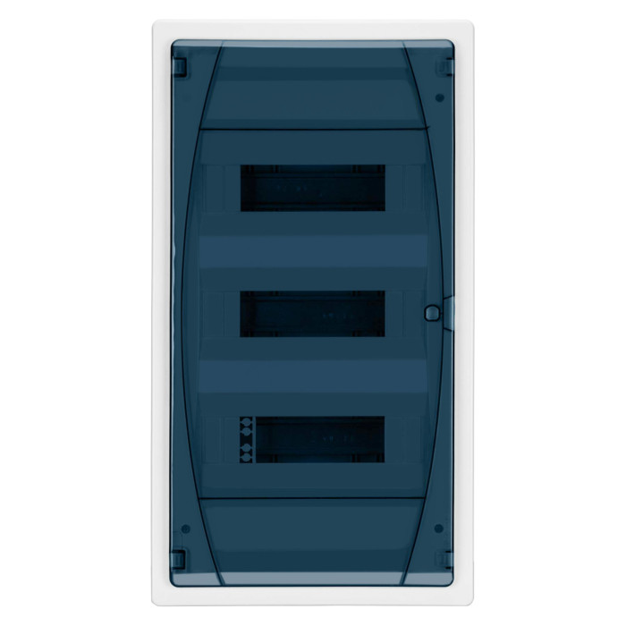 Корпус розподільчий IDE GOLD, 3×12 (36) модулі, прозорі двері, IP40