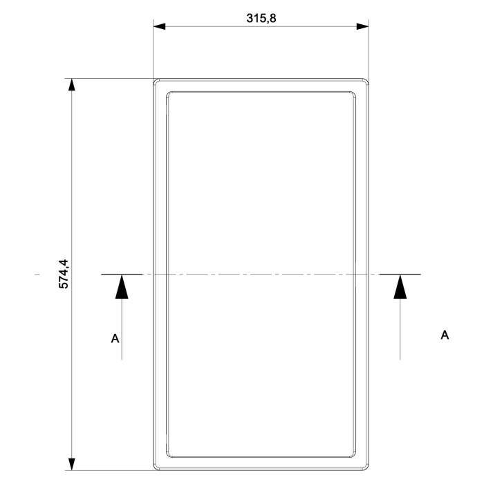 Корпус розподільчий IDE GOLD, 3×12 (36) модулі, прозорі двері, IP40