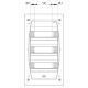 Корпус розподільчий IDE GOLD, 3×12 (36) модулі, прозорі двері, IP40