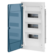 Корпус розподільчий IDE GOLD, 3×12 (36) модулі, прозорі двері, IP40