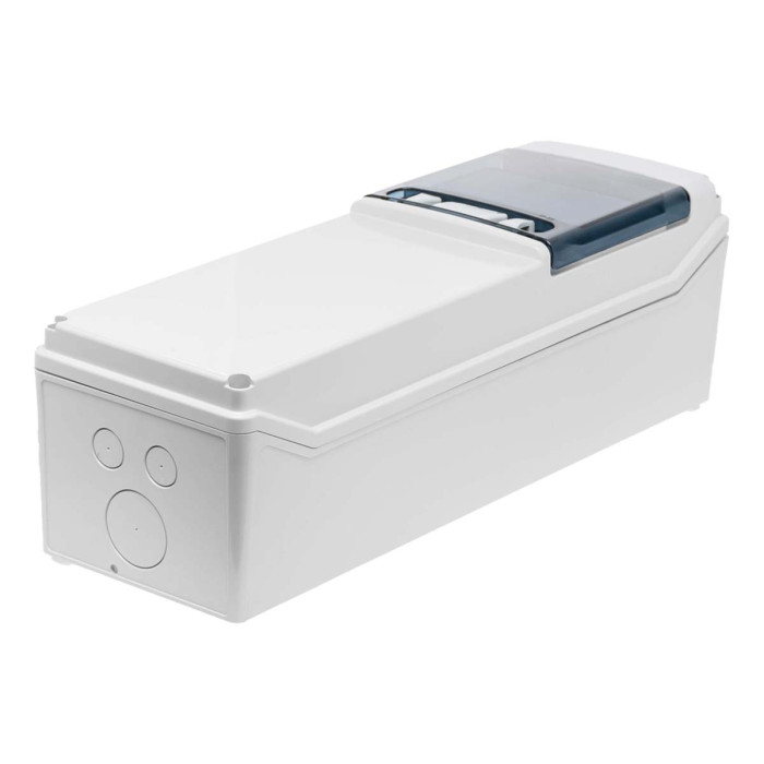 Настінний корпус для сил. розеток IDE STAR 1×6 MOD 436×142x137mm, IP65 з шинами N+PE