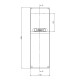 Настінний корпус для сил. розеток IDE STAR 1×6 MOD 436×142x137mm, IP65 з шинами N+PE