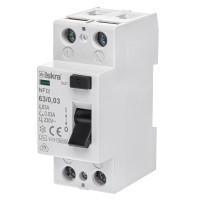 Пристрій захисного відключення ISKRA NFI2 63A 1P+N 0.03A