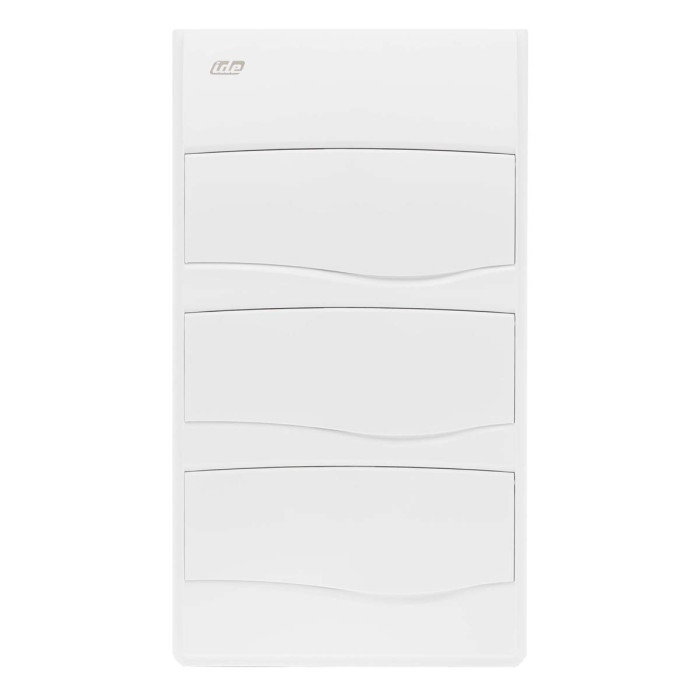 Корпус розподільчий внутр. IDE біле вікно ORO, 3×12 модуля 517×283x97, IP40, з шинами N і PE