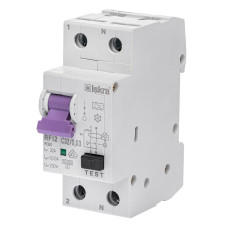 Диференційний автоматичний вимикач ISKRA RFI2 1P+N C40A/0.03 10kA