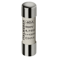Запобіжник циліндричний Italweber CH14 40A gG 14×51 500V