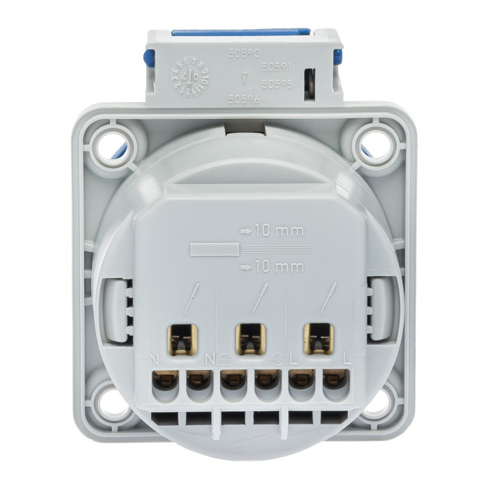 Розетка настінна IDE SCHUKO 2P+E 16A 250V IP54