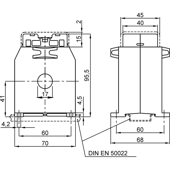 Трансформатор струму високоточний FRER TAC071 150A 15×5 150/5
