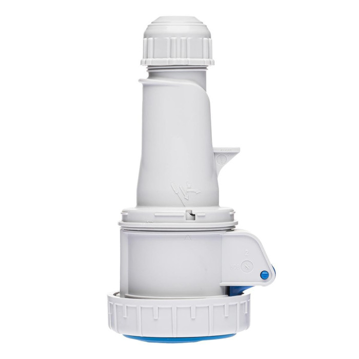 Розетка кабельна IDE MUNDIAL 2P+E 16A 200–250V IP66-67