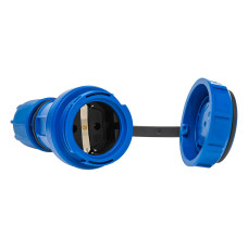 Розетка кабельна IDE SCHUKO 2P+E 16A 250V IP66-68