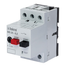 Автомат захисту двигуна ISKRA MS25 6,3A