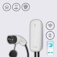 Зарядна станція CC30C Wissenergy 16А 400В 11 кВт біла з роз'ємом Тype 2 + APP