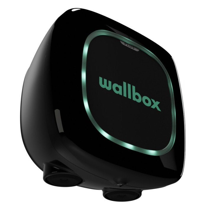 Зарядна станція Pulsar Plus Wallbox 32А 230В 7,4 кВт чорна з роз'ємом Тype 2 з кабелем 5м PLP1-0-2-2-9-002