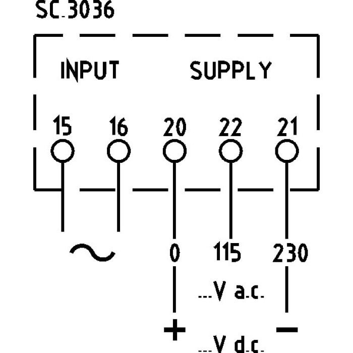 Частотомір цифровий FRER D48 48×48 80–260 AC/DC 50-300V