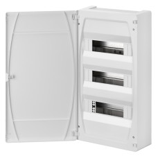 Корпус розподільчий вбудований IDE GOLD, 3×12(36) модулі, пластикові двері, N/PE шина, IP40