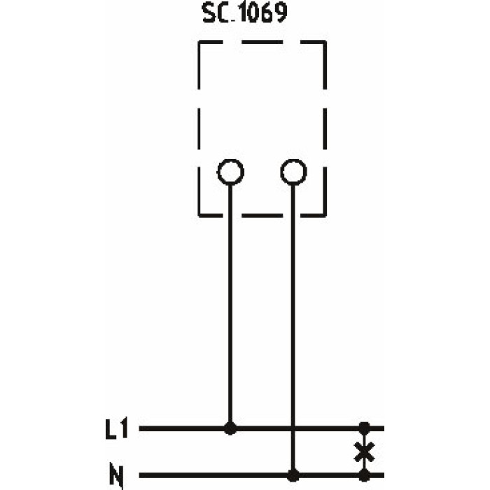 Вольтметр прямий FRER F72EV 90˚ 0-250V