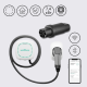 Зарядна станція Pulsar Plus Wallbox 32А 230В 7,4 кВт біла з роз'ємом Type GBT з кабелем 5м