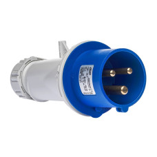 Вилка кабельна IDE MUNDIAL 2P+E 16A 220–250V IP44