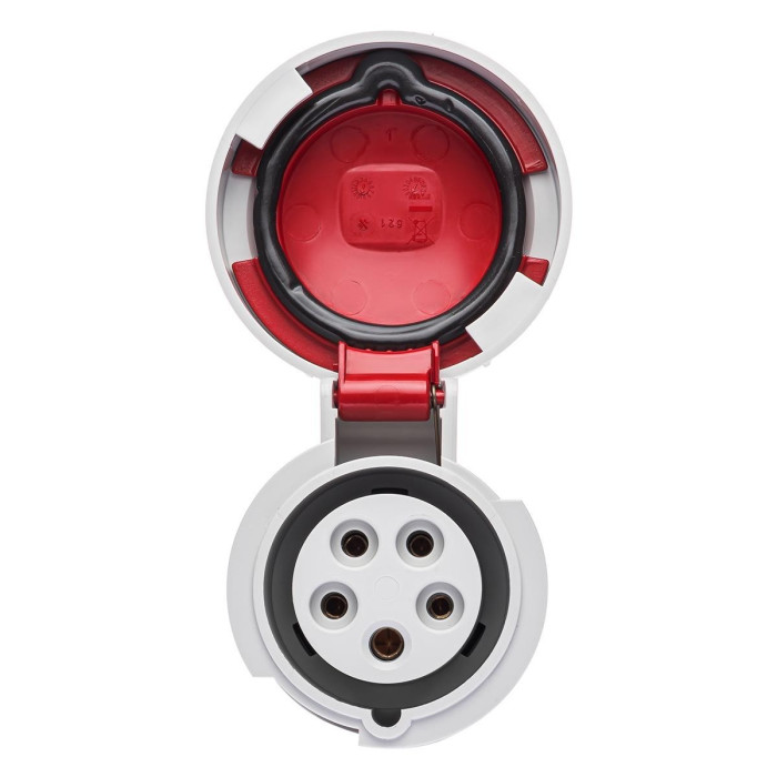 Розетка кабельна IDE MUNDIAL 3P+N+E 16A 200/346–240/415V IP66-67